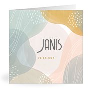 Geboortekaartjes met de naam Janis