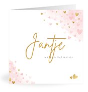 Geboortekaartjes met de naam Jantje