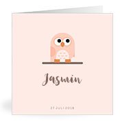 Geburtskarten mit dem Vornamen Jasmin
