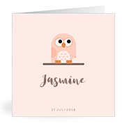 Geburtskarten mit dem Vornamen Jasmine