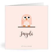 Geboortekaartjes met de naam Jaydi