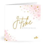 Geboortekaartjes met de naam Jitske