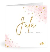 Geboortekaartjes met de naam Jula