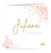 Geboortekaartjes met de naam Juliana