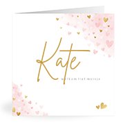 Geburtskarten mit dem Vornamen Kate