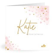 Geboortekaartjes met de naam Katie