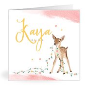 Geboortekaartjes met de naam Kaya