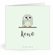 Geburtskarten mit dem Vornamen Keno