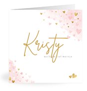 Geboortekaartjes met de naam Kristy