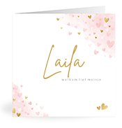 Geboortekaartjes met de naam Laila