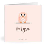Geburtskarten mit dem Vornamen Larysa