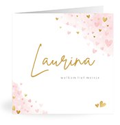 Geboortekaartjes met de naam Laurina