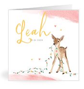 Geboortekaartjes met de naam Leah