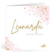 Geboortekaartjes met de naam Leonarda