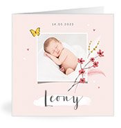 Geburtskarten mit dem Vornamen Leony