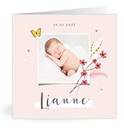 Geboortekaartjes met de naam Lianne