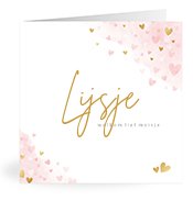 Geboortekaartjes met de naam Lijsje
