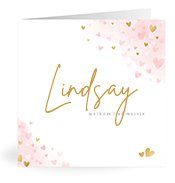 Geboortekaartjes met de naam Lindsay