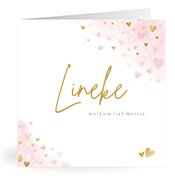 Geboortekaartjes met de naam Lineke