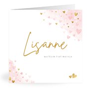Geboortekaartjes met de naam Lisanne