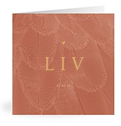 Geboortekaartjes met de naam Liv