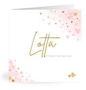 Geboortekaartjes met de naam Lotta