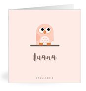 Geburtskarten mit dem Vornamen Luana