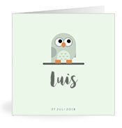 Geburtskarten mit dem Vornamen Luis