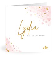 Geboortekaartjes met de naam Lydia