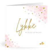 Geboortekaartjes met de naam Lykke