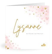 Geboortekaartjes met de naam Lysanne
