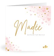 Geboortekaartjes met de naam Madée
