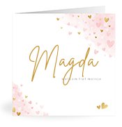 Geboortekaartjes met de naam Magda