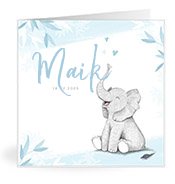 Geburtskarten mit dem Vornamen Maik