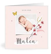 Geburtskarten mit dem Vornamen Malea