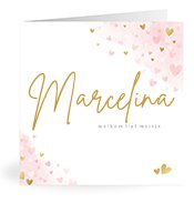 Geboortekaartjes met de naam Marcelina