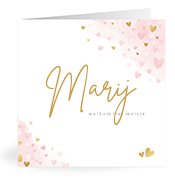Geboortekaartjes met de naam Marij
