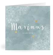 Geburtskarten mit dem Vornamen Marinus