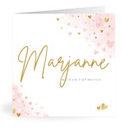 Geboortekaartjes met de naam Marjanne