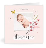 Geboortekaartjes met de naam Marrit