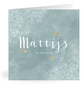 Geboortekaartjes met de naam Mattijs