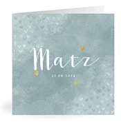 Geboortekaartjes met de naam Matz