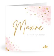 Geboortekaartjes met de naam Maxine