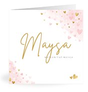 Geboortekaartjes met de naam Maysa