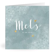 Geboortekaartjes met de naam Mels