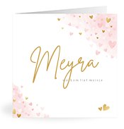 Geboortekaartjes met de naam Meyra