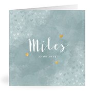 Geboortekaartjes met de naam Miles
