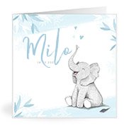 Geboortekaartjes met de naam Milo