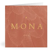 Geburtskarten mit dem Vornamen Mona