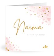 Geboortekaartjes met de naam Naïma
